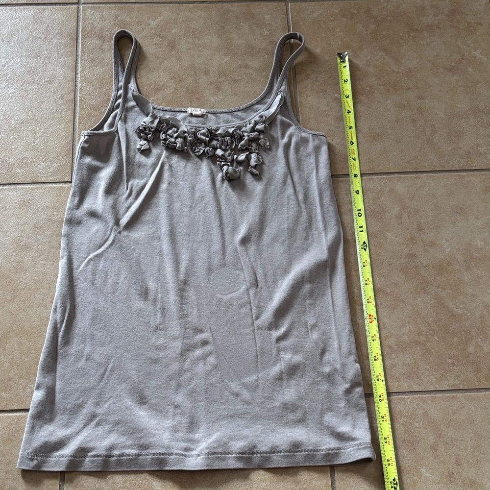 Y2K J.Crew Top with Floral Detail